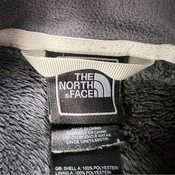 The North Face Osito Gray Zip Up Jacket Women’s Small Fleece AAHY Warm - Picture 5 of 12